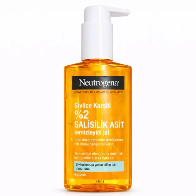 ژل شستشوی صورت نوتروژینا ۲ درصد سالیسیلیک اسید ضد جوش
