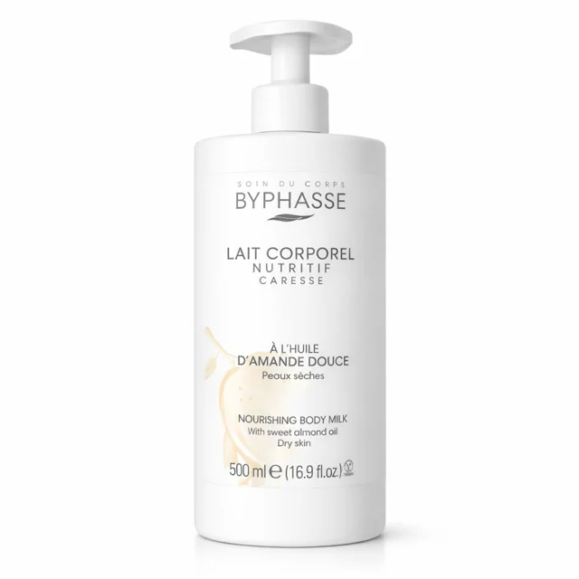 لوسیون بدن مغذی بایفاس حاوی روغن بادام شیرین ۵۰۰ میلی‌لیتر