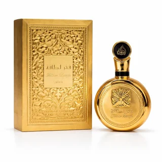 عطر ادوپرفیوم زنانه لطافه مدل فخر گلد حجم ۱۰۰ میلی لیتر