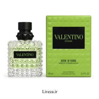 عطر زنانه والنتینو دونا بورن این روما گرین استراواگانزا ادو پرفیوم 100 میل