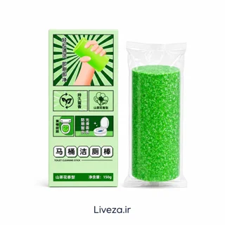 استیک (قرص) تمیزکننده و خوشبوکننده فلاش تانک توالت رایحه گل کاملیا (سبز)150  گرمی