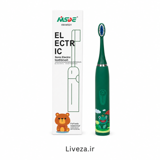 مسواک برقی سونیک کودک مدل XM-MSD1 با سری اضافه و طراحی فانتزی