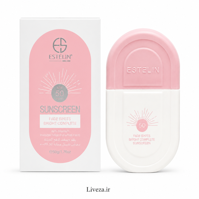 کرم ضد آفتاب استلین ۵۰گرم SPF 50 مدل Fade Spots Bright Complete
