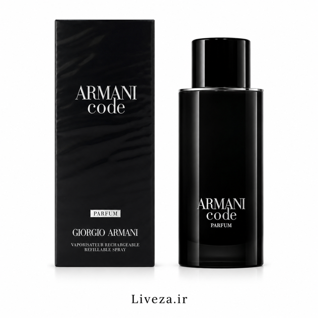 عطر آرمانی کد ادو پرفیوم مردانه۱۰۰ میل | Armani Code Parfum